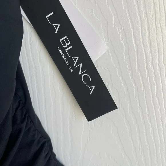 New La Blanca Women's Black Island Goddess One-piece Swimsuit Size 14 NWT - Picture 12 of 12